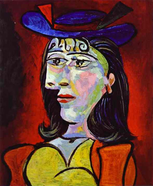 1938 Pablo Picasso (Spanish artist, 1881–1973) . Portrait of a Young Girl. 1938.